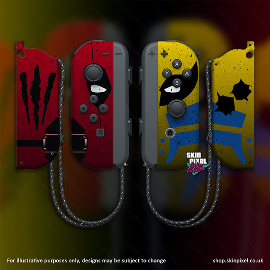 Deadpool vs Wolverine Joy-Con