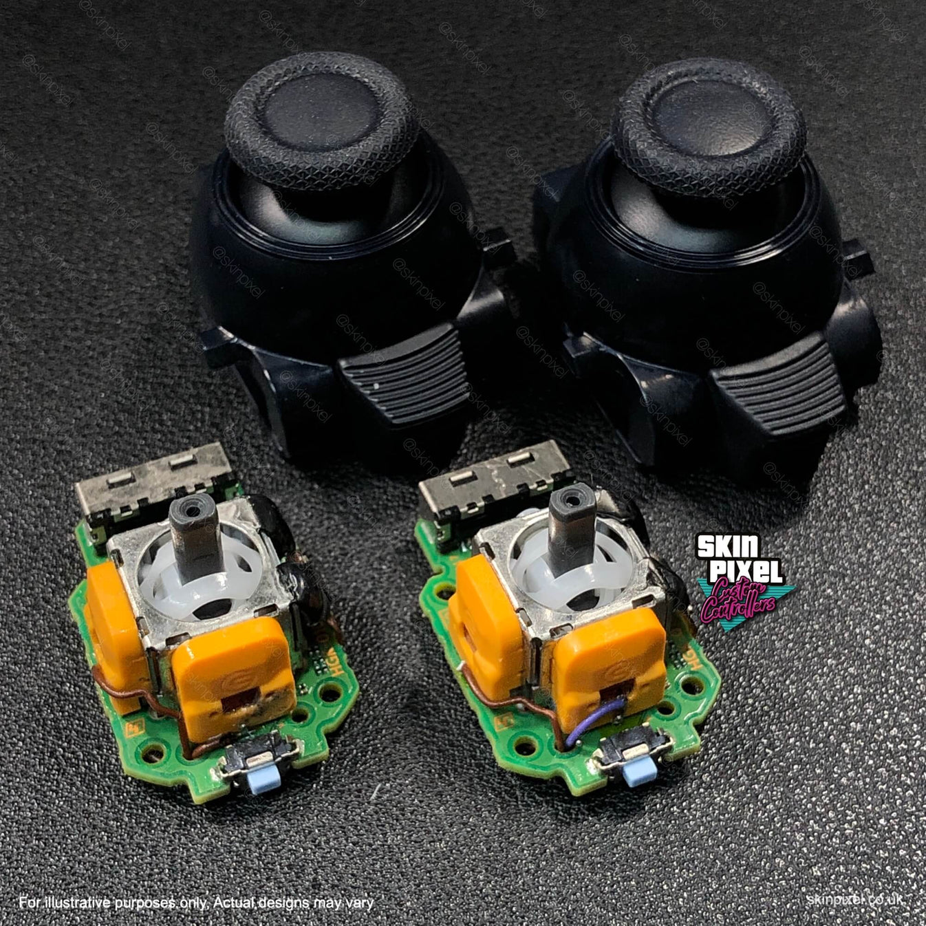 Hall Effect Upgraded Analog Stick Modules - PS5 DualSense Edge – Skin Pixel