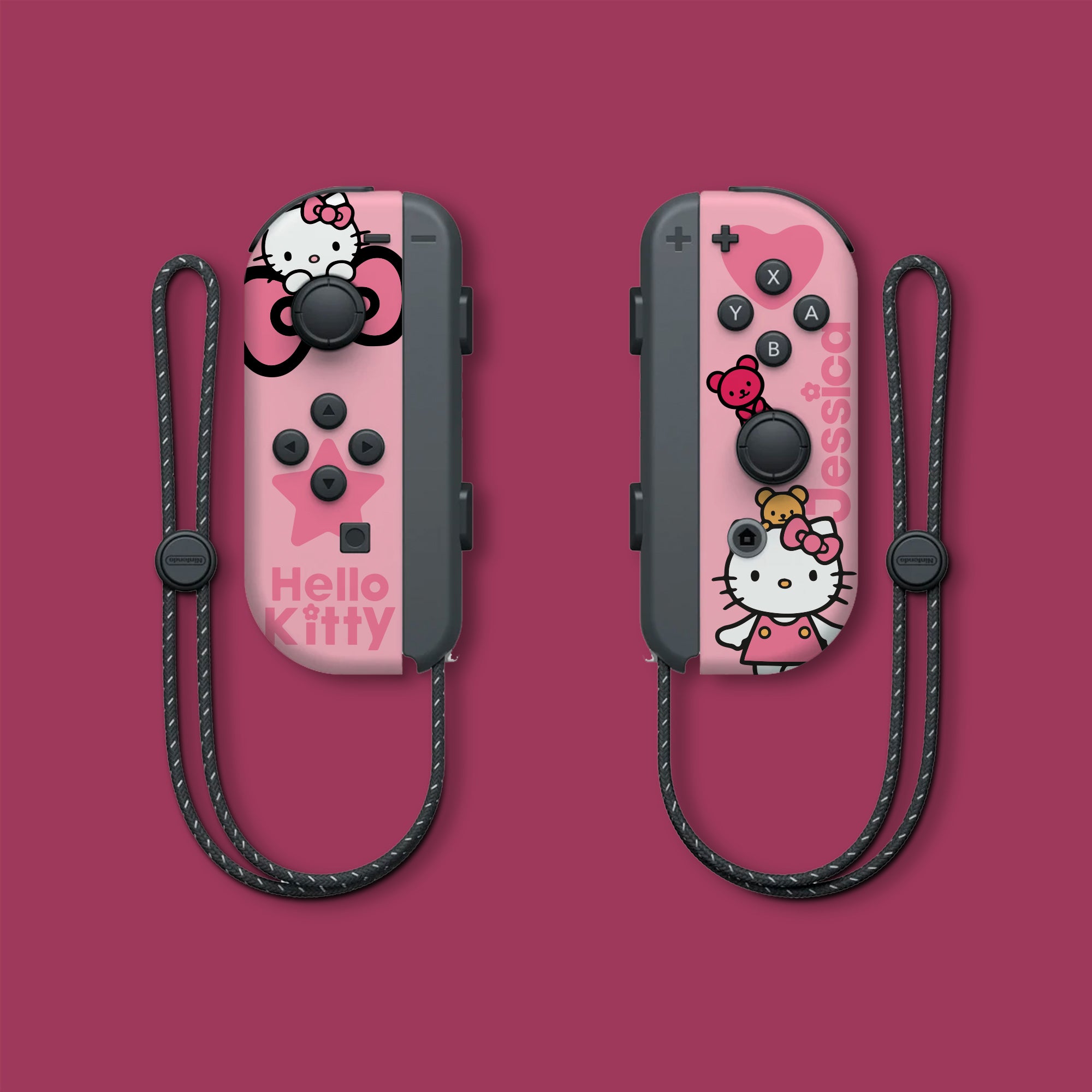 Discount Custom cherry Blossom Pink Joy-cons