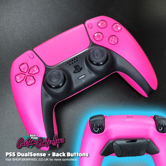 Nova Pink PlayStation 5 DualSense with Back Buttons / Original Nova Pink Back